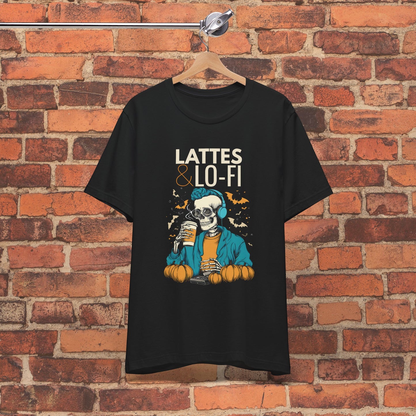 Lattes & Lo-Fi Tee β Chill Vibes for Coffee & Music Lovers