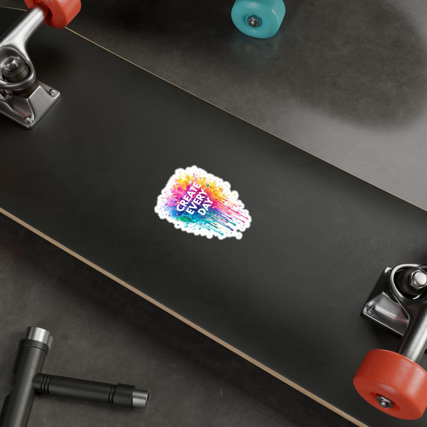 Create Every Day Vinyl Decal – Colorful Inspiration for Artists