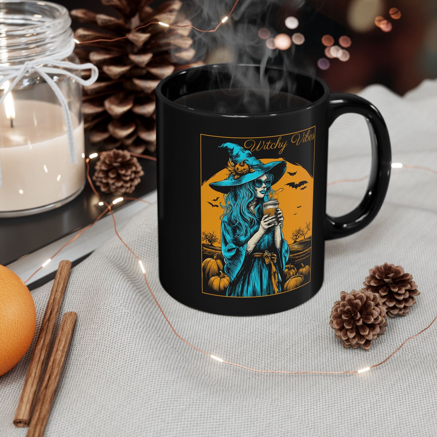 Witchy Vibes Mug β Spooky Season Coffee Cup
