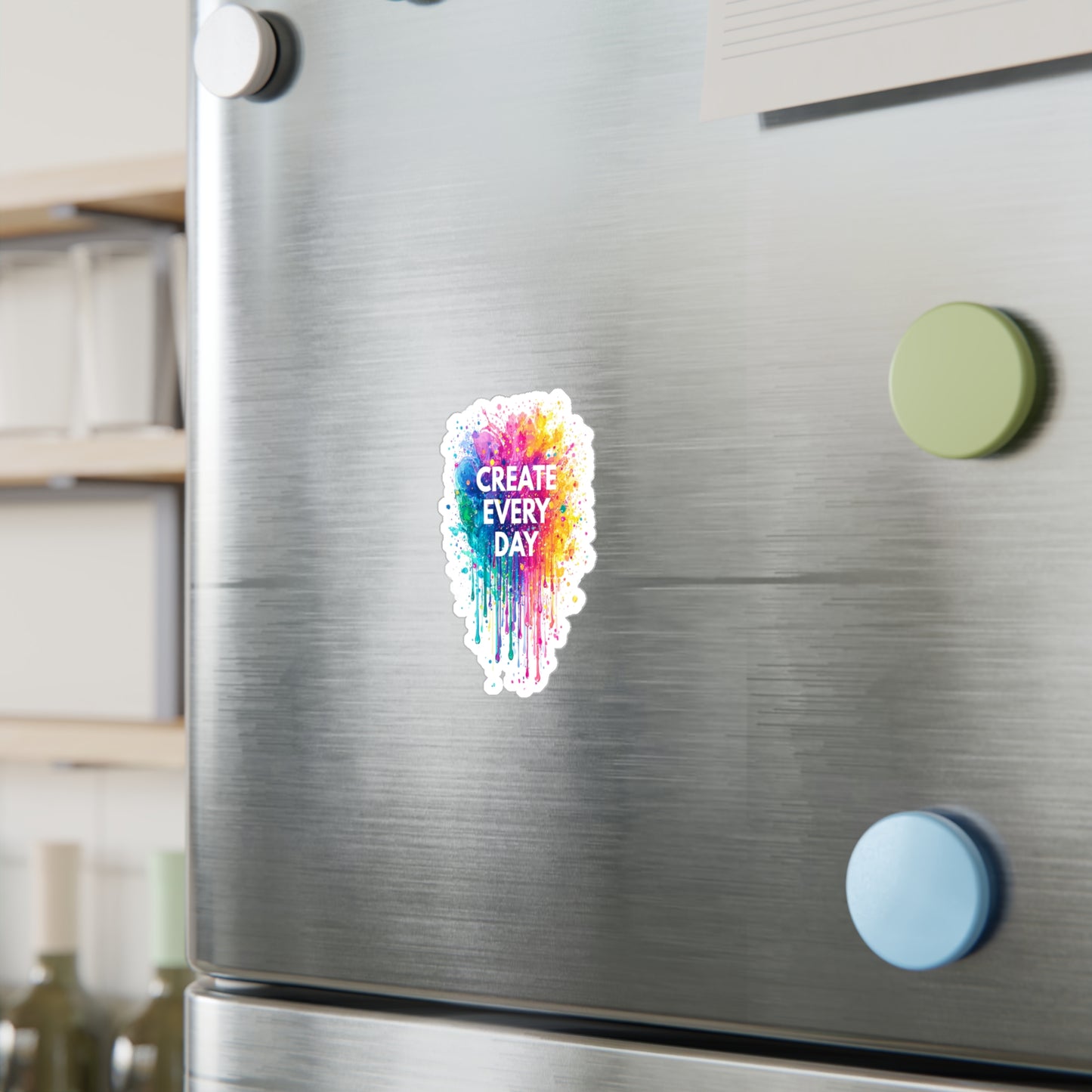 Create Every Day Vinyl Decal – Colorful Inspiration for Artists
