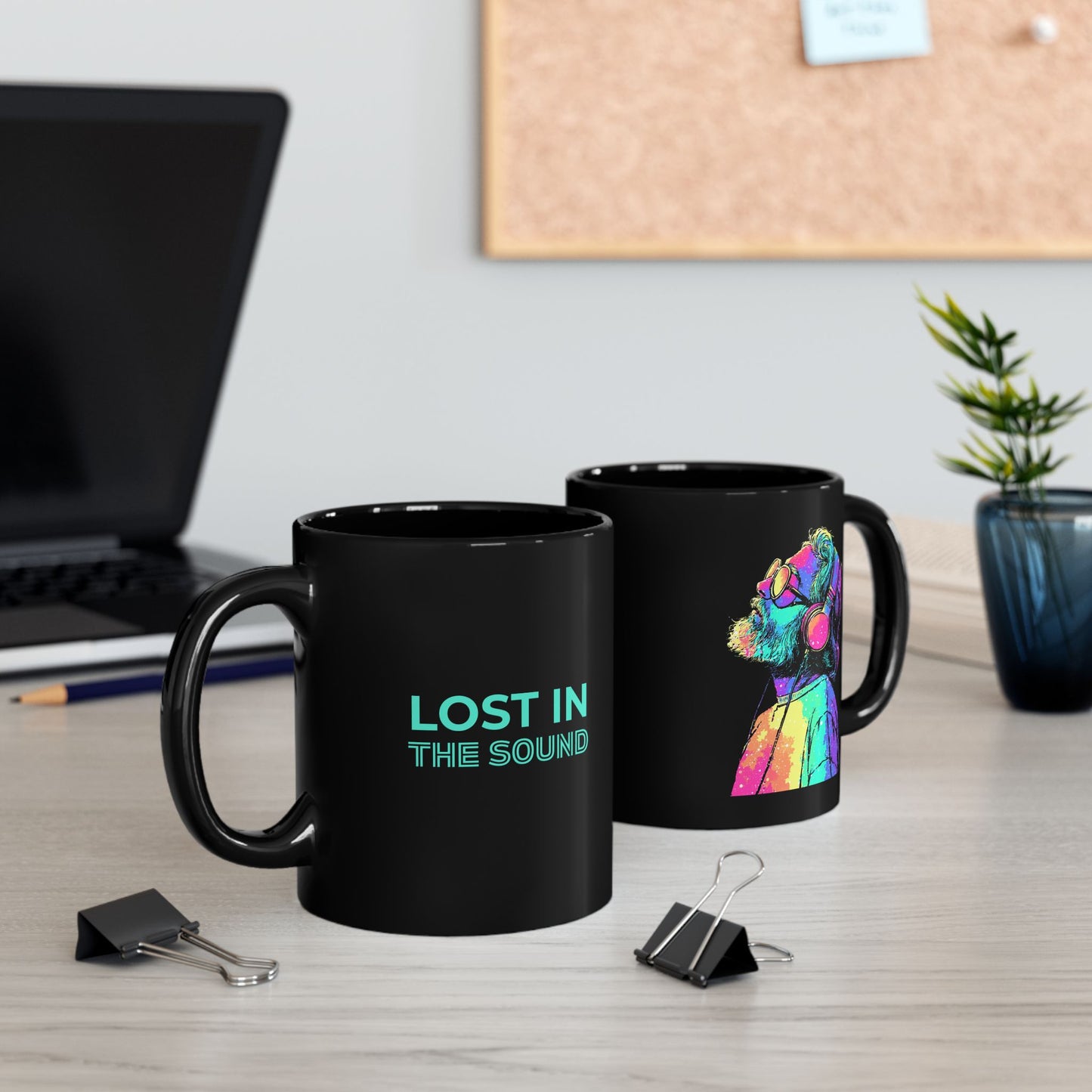 Lost in the Sound Mug – Bold Color for Music Lovers