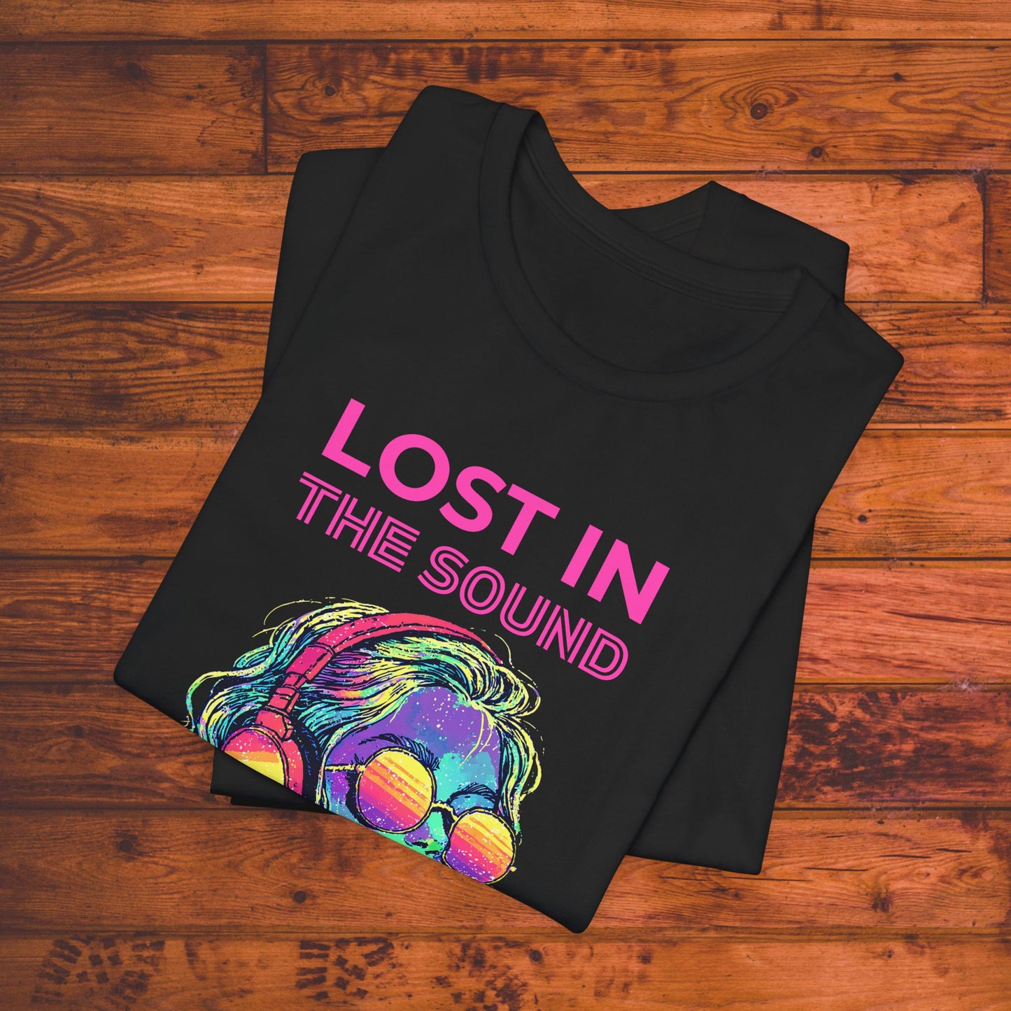 Lost in the Sound Tee – Bold Color & Chill Vibes