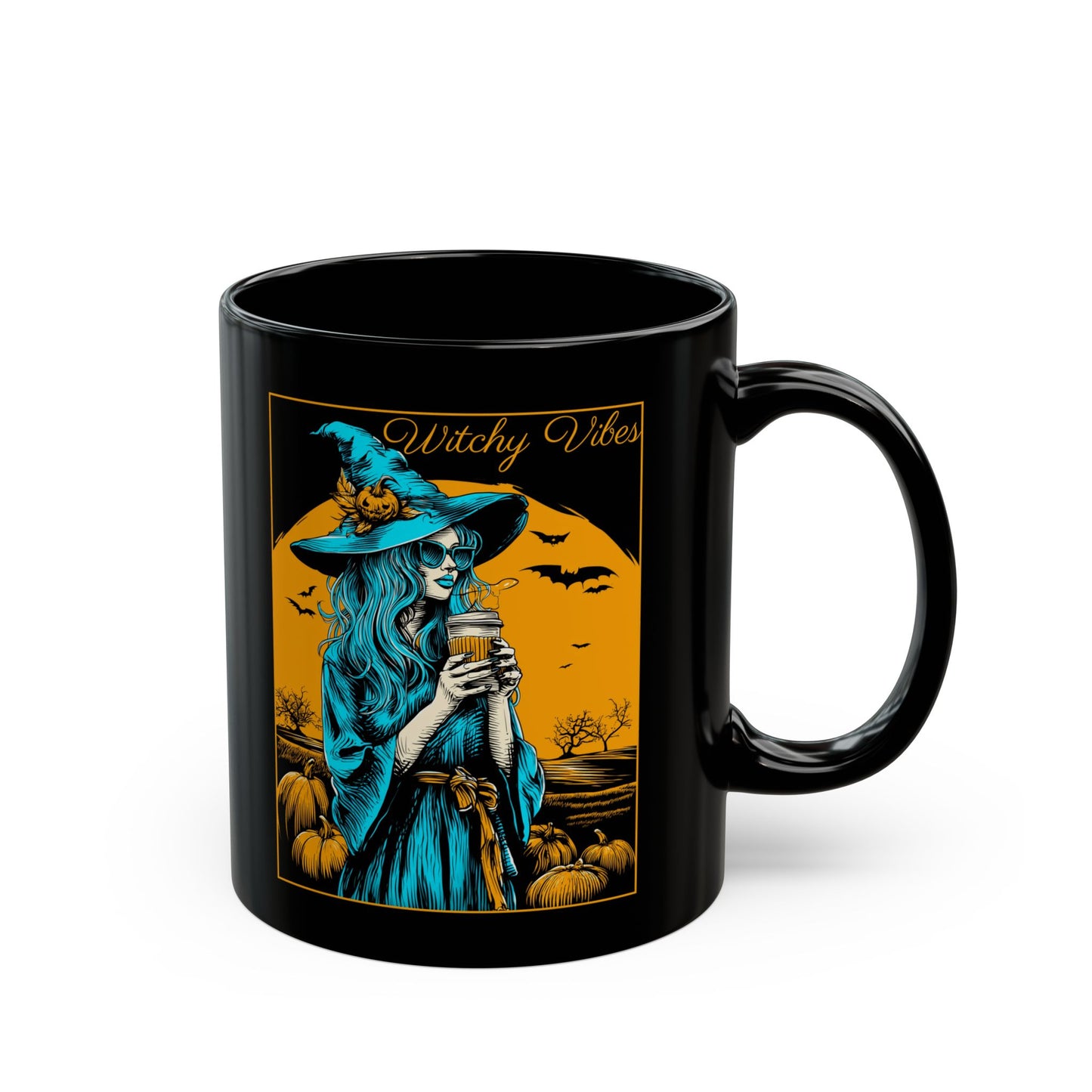 Witchy Vibes Mug – Spooky Season Coffee Cup