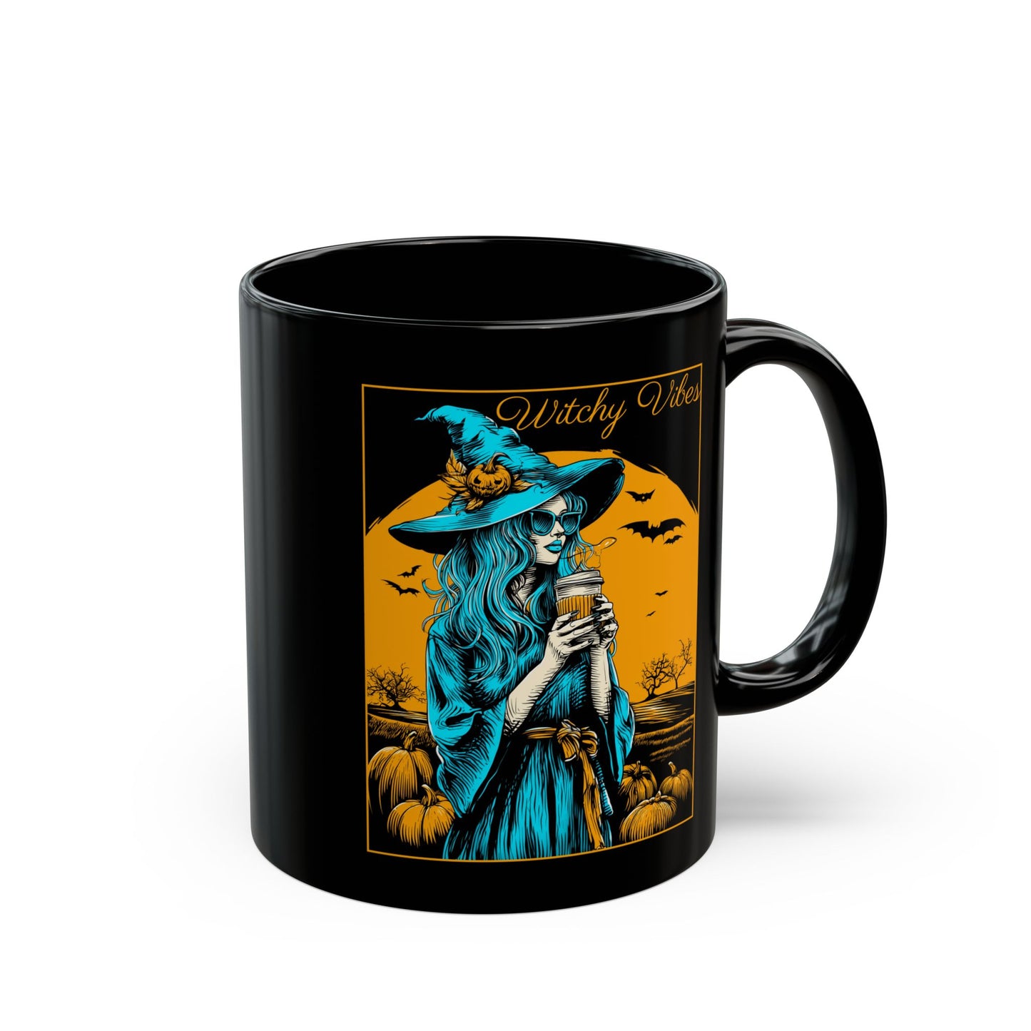 Witchy Vibes Mug – Spooky Season Coffee Cup