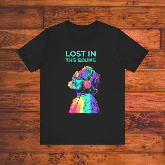 Lost in the Sound Tee – A Colorful Vibe for Music Lovers